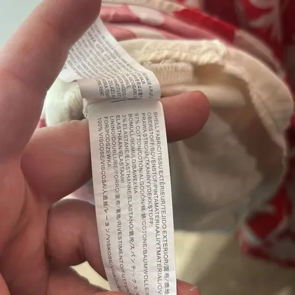 Moon River women’s large tiered maxi dress puff sleeve floral side tie - Picture 10 of 10